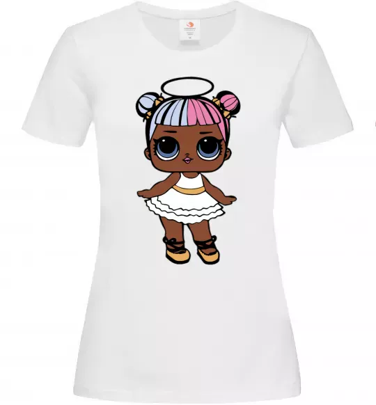 Женская футболка LOL Surprise Лялька з німбом Белый фото