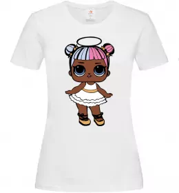 Женская футболка LOL Surprise Лялька з німбом Белый фото