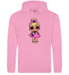 Женская толстовка (худи) LOL Surprise Лялька з пуделем кольорова Розовый фото
