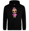 Женская толстовка (худи) LOL Surprise Лялька з пуделем кольорова Черный фото