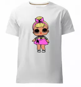 Мужская премиум футболка Lol в бігудях Белый фото