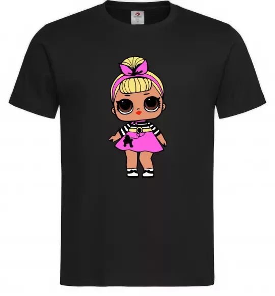 Чоловіча футболка LOL Surprise Лялька з пуделем кольорова Чорний фото
