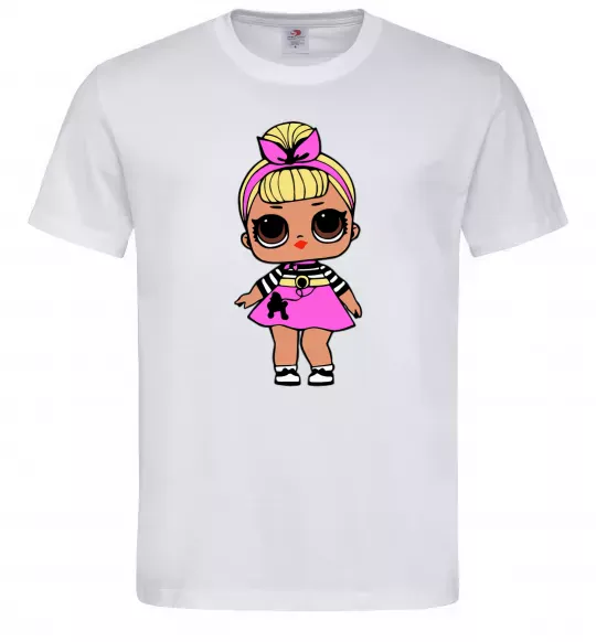 Чоловіча футболка LOL Surprise Лялька з пуделем кольорова Білий фото