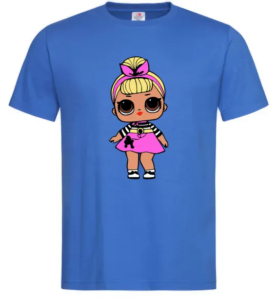 Чоловіча футболка LOL Surprise Лялька з пуделем кольорова Яскраво-синій фото