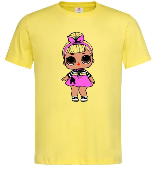 Чоловіча футболка LOL Surprise Лялька з пуделем кольорова Лимонний фото