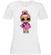 Женская футболка LOL Surprise Лялька з пуделем кольорова Белый фото
