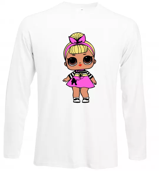 Лонгслів LOL Surprise Лялька з пуделем кольорова Білий фото