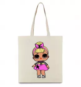 Еко-сумка Lol surprise одноріг Бежевий фото