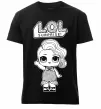 Чоловіча преміум футболка Lol surprise русалонька Чорний фото