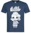 Мужская футболка Lol surprise русалонька Темно-синий фото