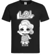 Мужская футболка Lol surprise русалонька Черный фото