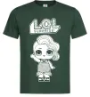 Мужская футболка Lol surprise русалонька Темно-зеленый фото