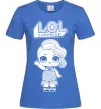 Жіноча футболка Lol surprise русалонька Яскраво-синій фото