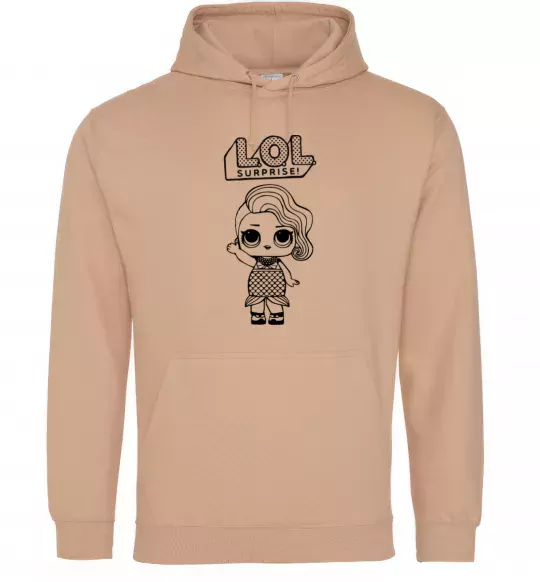 Чоловіча толстовка (худі) Lol surprise русалонька Пісочний фото