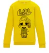 Детский Свитшот Lol surprise русалонька Солнечно желтый фото