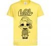 Дитяча футболка Lol surprise русалка Лимонний фото