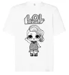 Футболка Оверсайз Lol surprise русалонька Білий фото
