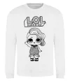 Світшот Lol surprise русалонька Білий фото