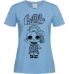 Жіноча футболка Lol surprise русалонька Блакитний фото
