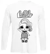 Лонгслів Lol surprise русалонька Білий фото
