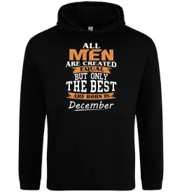 Мужская толстовка (худи) Birthday king Черный фото