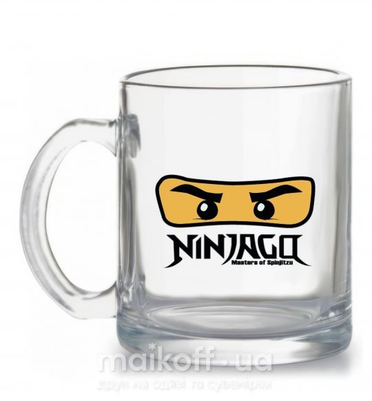 Чашка стеклянная Ninjago Masters of Spinjitzu Прозрачный фото