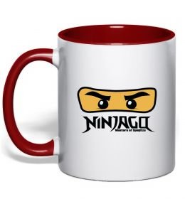 Чашка з кольоровою ручкою Ninjago Masters of Spinjitzu