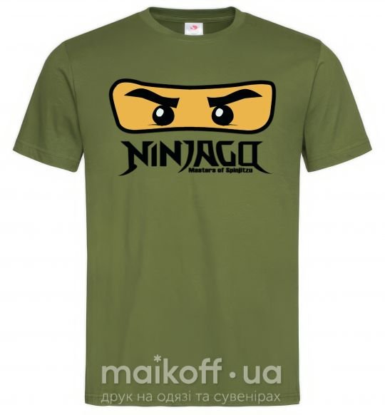 Мужская футболка Ninjago Masters of Spinjitzu Оливковый фото