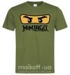 Чоловіча футболка Ninjago Masters of Spinjitzu Оливковий фото