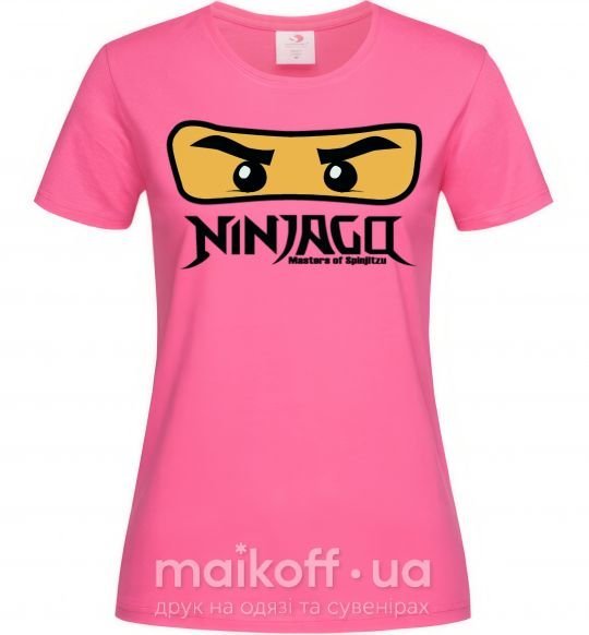 Жіноча футболка Ninjago Masters of Spinjitzu Яскраво-рожевий фото