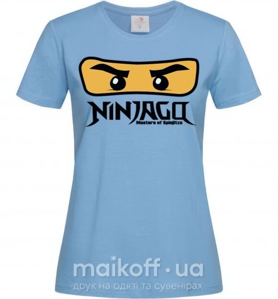 Жіноча футболка Ninjago Masters of Spinjitzu Блакитний фото