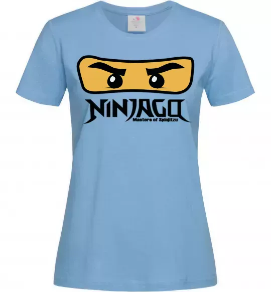 Жіноча футболка Ninjago Masters of Spinjitzu Блакитний фото