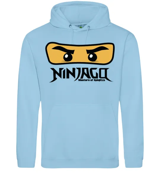 Чоловіча толстовка (худі) Ninjago Masters of Spinjitzu Блакитний фото