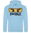 Чоловіча толстовка (худі) Ninjago Masters of Spinjitzu Блакитний фото