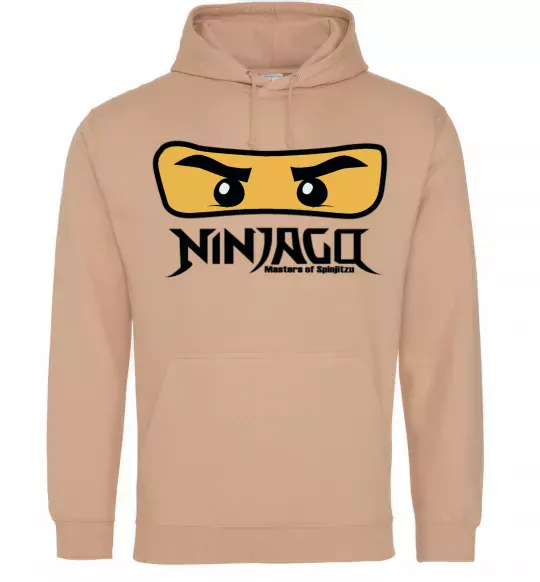 Женская толстовка (худи) Ninjago Masters of Spinjitzu Песочный фото