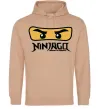 Женская толстовка (худи) Ninjago Masters of Spinjitzu Песочный фото