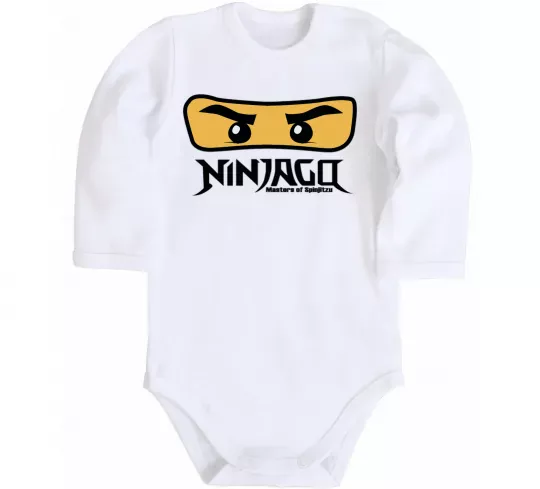 Детский боди Ninjago Masters of Spinjitzu Белый фото