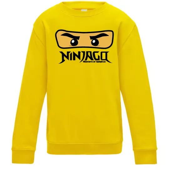 Дитячий світшот Ninjago Masters of Spinjitzu Сонячно жовтий фото