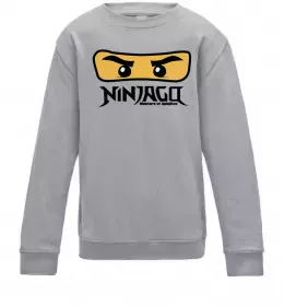 Дитячий світшот Ninjago Masters of Spinjitzu Сірий меланж фото