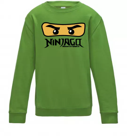 Дитячий світшот Ninjago Masters of Spinjitzu Лаймовий фото