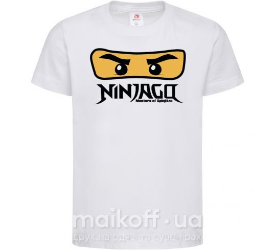 Детская футболка Ninjago Masters of Spinjitzu Белый фото