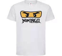 Детская футболка Ninjago Masters of Spinjitzu Белый фото