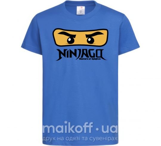 Дитяча футболка Ninjago Masters of Spinjitzu Яскраво-синій фото