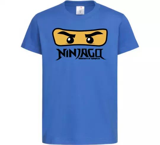 Дитяча футболка Ninjago Masters of Spinjitzu Яскраво-синій фото