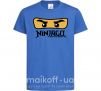 Детская футболка Ninjago Masters of Spinjitzu Ярко-синий фото