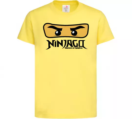 Дитяча футболка Ninjago Masters of Spinjitzu Лимонний фото