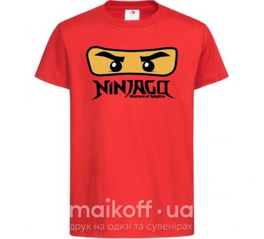 Дитяча футболка Ninjago Masters of Spinjitzu Червоний фото