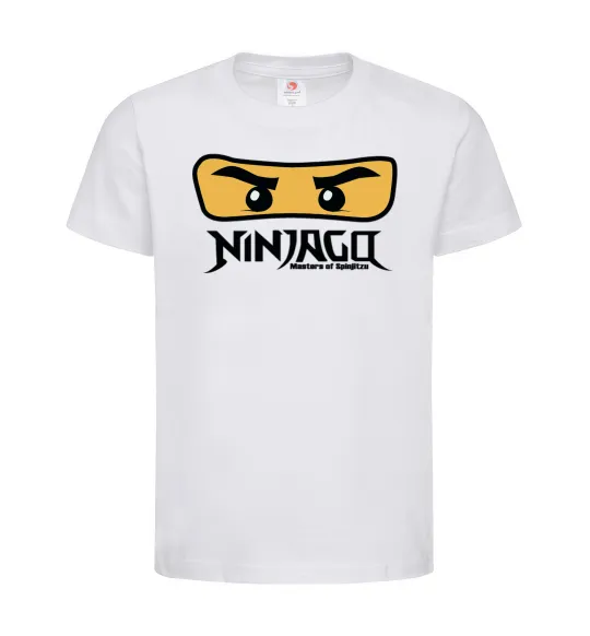 Детская футболка Ninjago Masters of Spinjitzu Белый фото