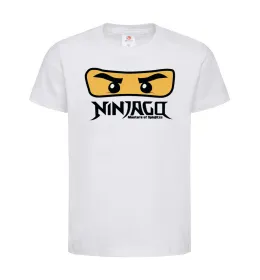Детская футболка Ninjago Masters of Spinjitzu Белый фото