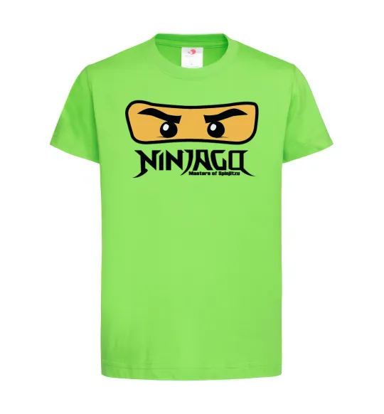 Детская футболка Ninjago Masters of Spinjitzu Лаймовый фото